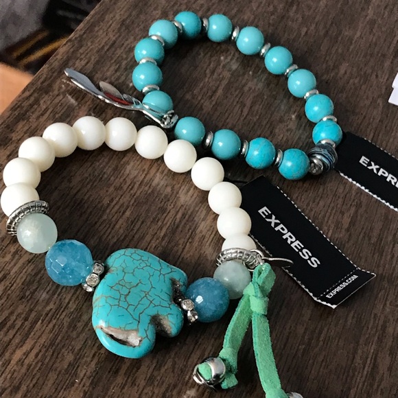 NWT Express Beaded Bracelet Set - Picture 7 of 8